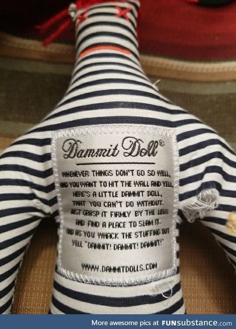 Found a "Dammit Doll" in my house