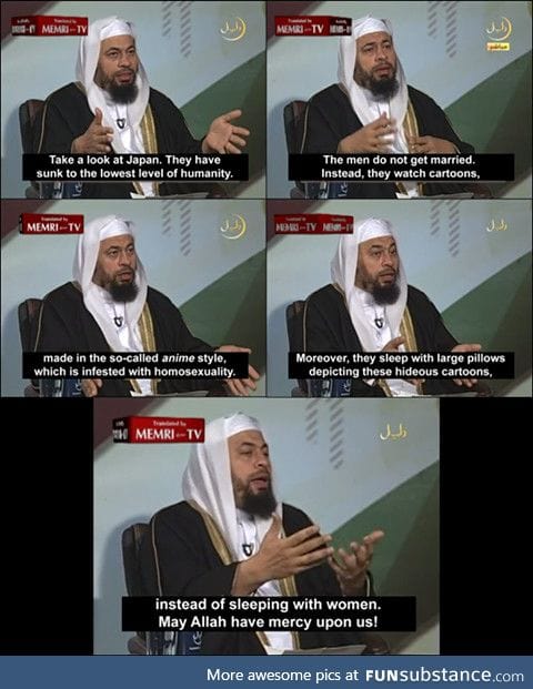 Disdain for weaboos? Islam may be the religion for you!