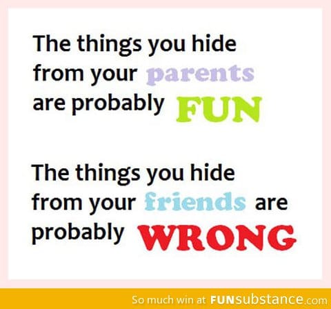 The difference between fun and wrong