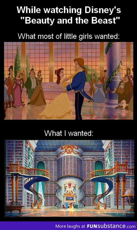 It was actually the library
