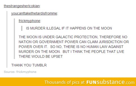 Murder on the moon