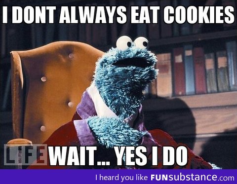 cookie monster!!!
