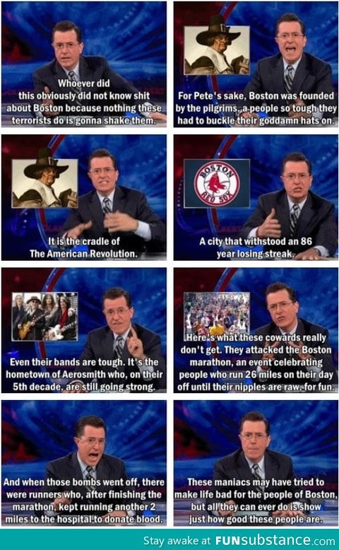 Colbert knows what's up