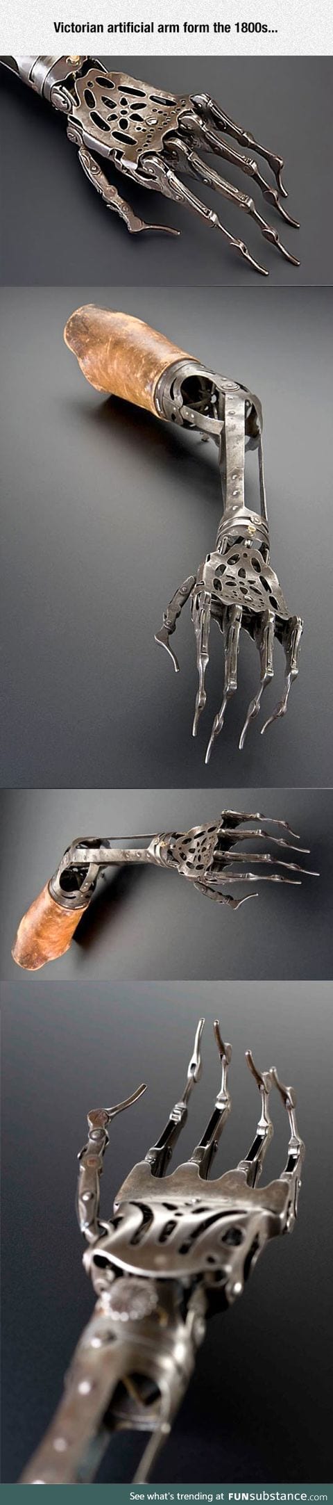 Artificial Victorian arm
