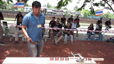 Epic Knife Cutting Competition in Thailand