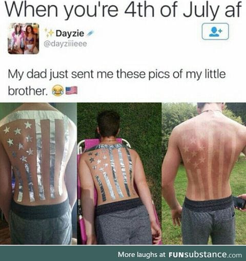 A reminder since the 4th is coming