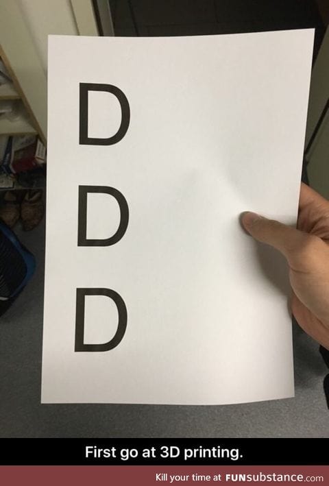 3 D printing