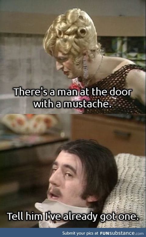 There's A Man At The Door
