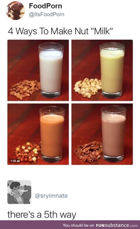 Can someone show me how to make nut milk?