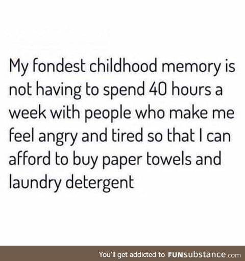 And cleaning supplies