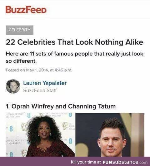 Boy, buzzfeed is really running out of ideas