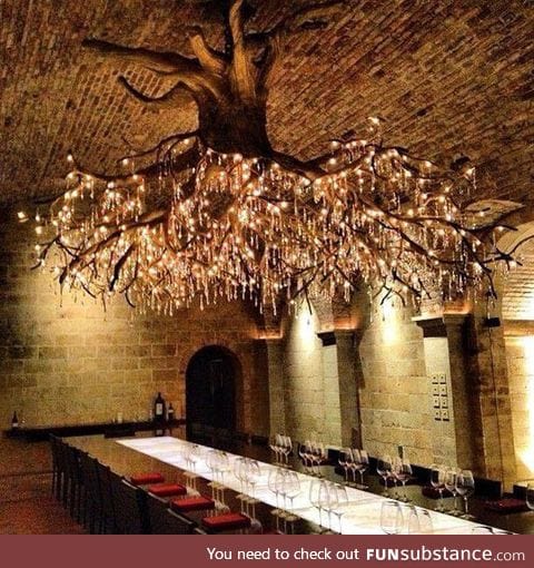 Tree chandelier