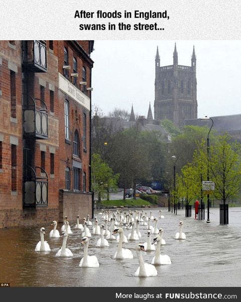 England flooding aftermath