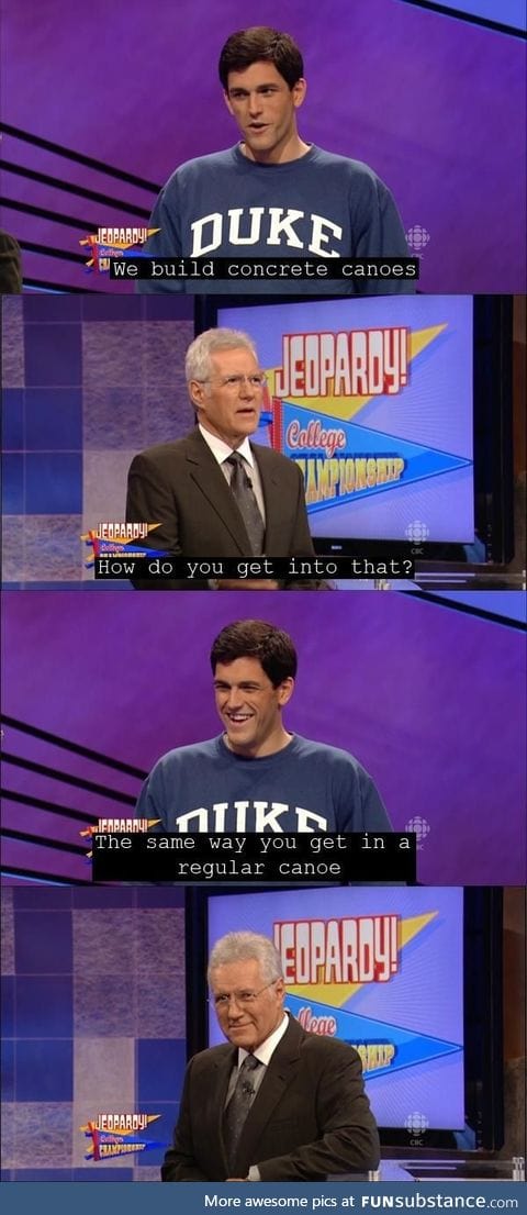 Concrete Canoes on Jeopardy