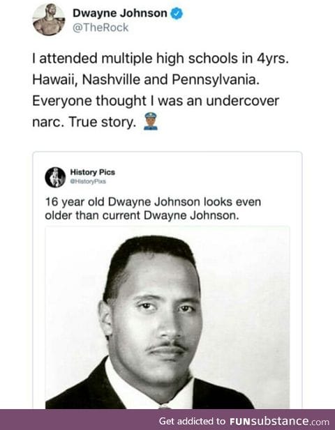 Dwayne The Rock Johnson, ladies and gentlemen