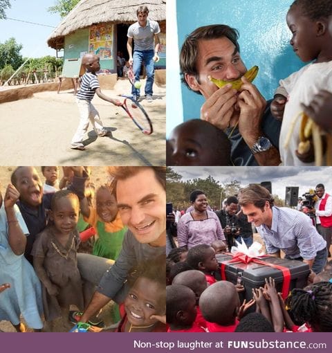 Roger Federer has spent $13.5m to build 81 pre-schools in Malawi