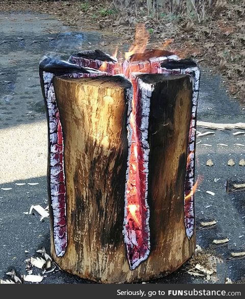 Swedish Fire Log, It's Pretty Clever