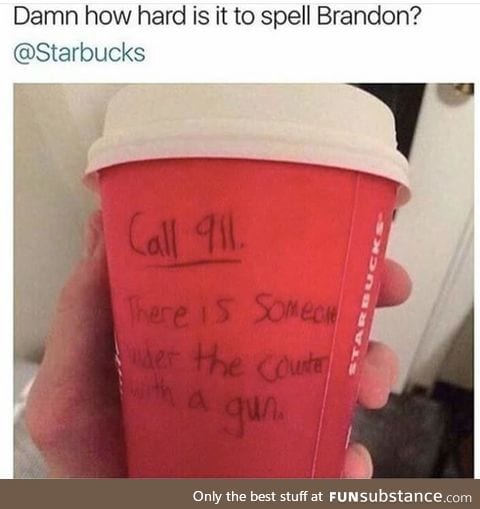 baristas are required not to spell right