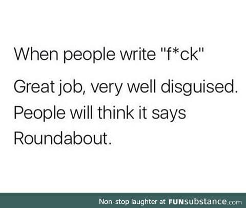 A roundabout