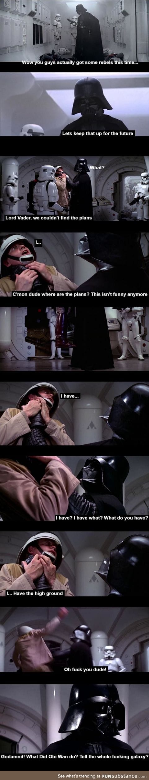 vader's weakness is pocket sand