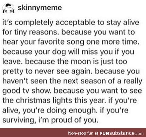 keep surviving
