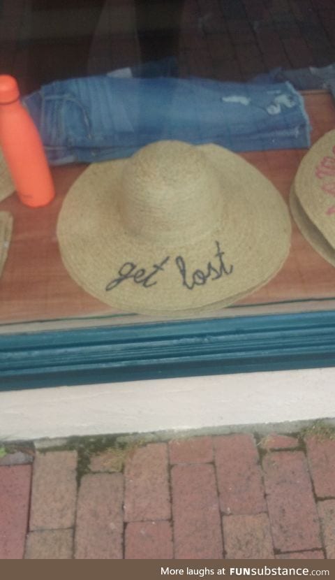 Can't Tell If This Hat Is Trying To Be Inspirational Or Mean