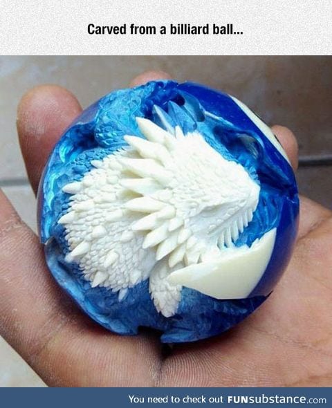 Billiard ball art