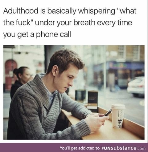 Phone calls in adulthood