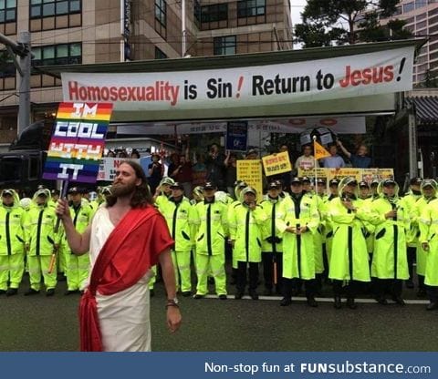 Jesus is cool with it