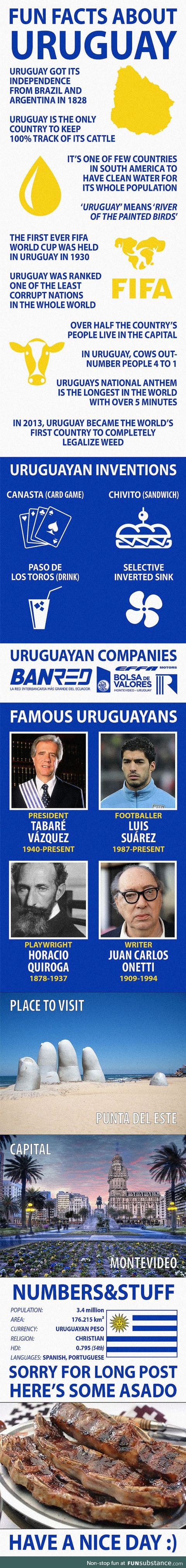 Fun Facts about Uruguay