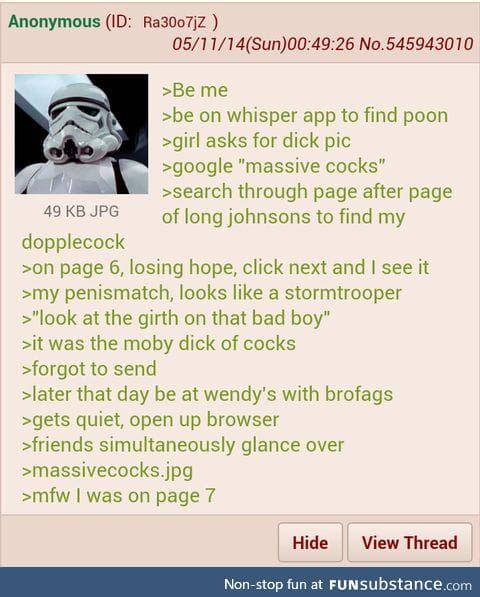 Anon is a trooper