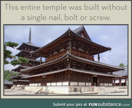 Japanese master carpentry
