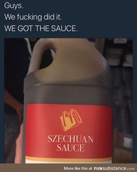 Szechuan sauce is finally released