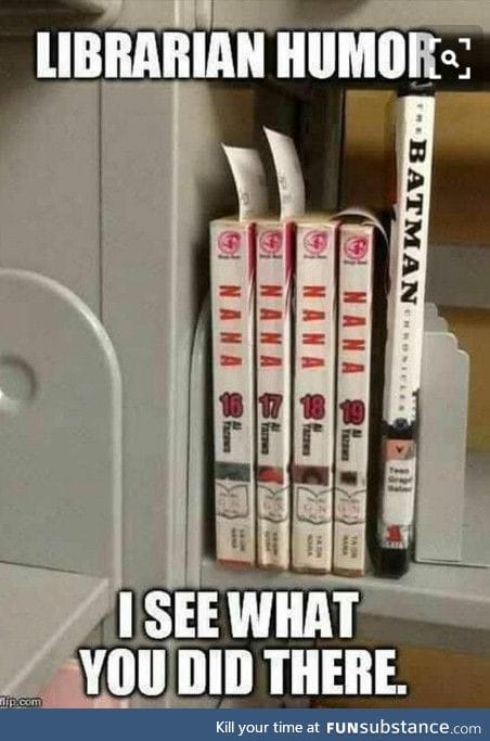 Here's some library humor for you! Enjoy!