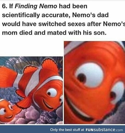 Finding Nemo would be fun to watch if it was scientifically accurate