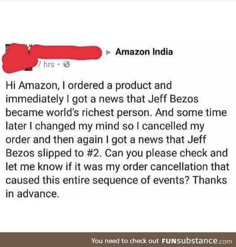 Sorry Bezos