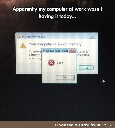 System Error: Windows Can't Even