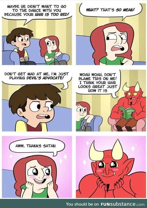 Satan is cool sometimes