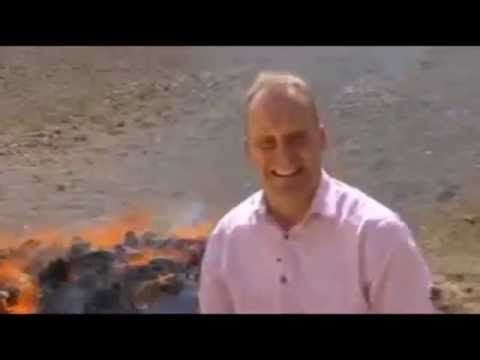 BBC News Reporter Inhales Burning Drugs And Can't Finish Report