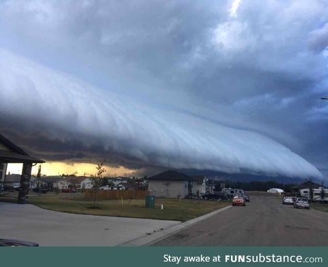 Crazy cloud formation. Alberta, Canada