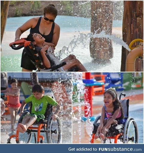 “Morgan’s Inspiration Island” The World’s first water park for people with disabilities