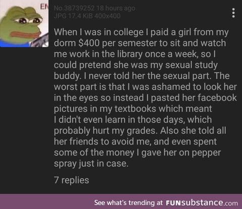 Anon has a female study buddy