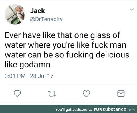 Delicious water
