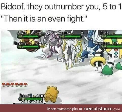 Go forth, Bidoof