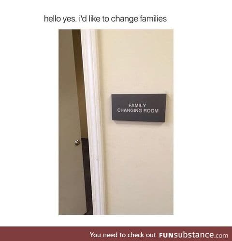 Now you can change families