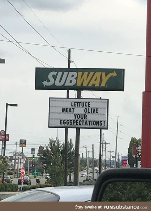 Subway thinks they're cute