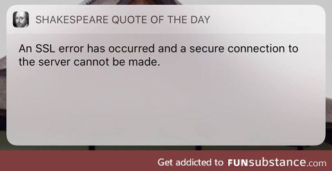 Shakespeare was really ahead of his time