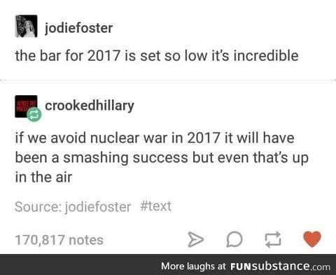 2018 is only a few months away