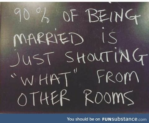 Being married