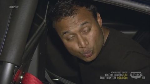 Indian man high on meth has lots of excuses for the cops